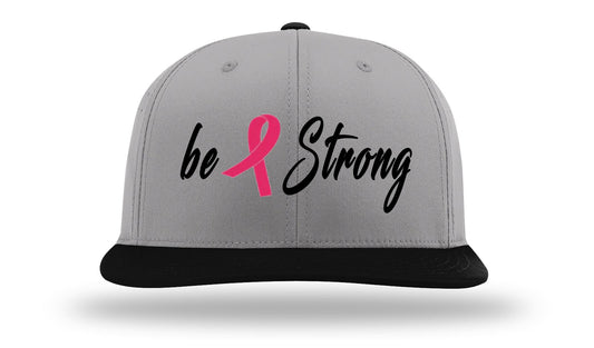 be Strong Cancer Hat PTS30 Gray/Black